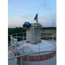 北京房山水泥搅拌站100吨水泥仓顶16袋脉冲单机除尘器
