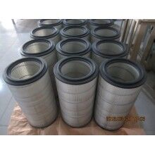 聚酯纤维覆膜滤筒 焊烟滤筒滤芯除尘 粉末粉尘回收滤筒 耐阻燃